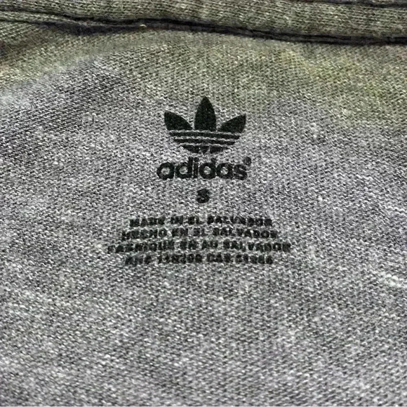 Kansas Jayhawks Adidas T-shirt color Grey Adult Small - Picture 4 of 5